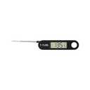 Taylor 1476 Instant Read Digital Meat Food Grill BBQ Cooking Kitchen Thermometer, Tailgating and Grilling Compact Folding Probe, Black