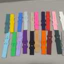 20 Pack Bands Compatible with Samsung Galaxy Watch 7 6 5 4 FE 40mm 44mm/6 4 Classic 43mm 47mm 42mm 46mm/5 Pro 45mm/Active 2 Band, 20mm Soft Silicone Sport Replacement Strap for Women Men