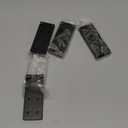 Heavy Duty Gate Hinges, Black Gate Hinges with Screws, Heavy Duty Door HingesAdjustable Hardware Hinges Kit,Durable Barn Door for Wooden Fences Yard Gate (Black-4PCS)