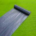 6ftx100ft Weed Barrier Landscape Fabric Heavy Duty, Premium 3.2oz Black Weed Barrier Fabric Garden Landscaping Fabric (3.2oz-6x100ft)