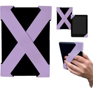 Strapsicle Kindle E-Reader Holder, Portable Electronic Device Cover, Unisex, Compatible with Kindle Paperwhite 2021 & 2023, Game-Changer for Comfortable Reading Experience (Large Paperwhite Signature Colorsoft 6.8 Gen 11 12, Lilac)