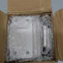 Goovilla Shelf Bracket, Heavy Duty Floating Shelf Brackets 8 inch Long, 6 Pack Brackets for Shelves, White Coated Metal Wall Shelf Support Brackets with 1/5 Inch Thick and 160 lb. Load Capacity