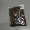 SUUKSESS Women Off The Shoulder Short Sleeve Tops Trendy Cowl Neck Going Out Basic T Shirt (Brown, S)