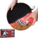 sewrung Disc Golf Cleaning Tool Disc Golf Accessories (Black)