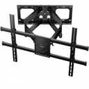 monTEK Full Motion TV Wall Mount for 50-100 Inch Large TVs up to 165 lbs, Long 25" Extension Articulating TV Mount Bracket for Off-Center Wood Studs 16" 18" 24", Max VESA 800x600