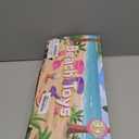 REZUCREY Collapsible Beach Toys for Toddlers, Sand Bucket and Shovels Set, Ice Cream Tea Set Travel Sand Toys for Beach & Mesh Bag, Castle Essentials Toy for Toddlers Kids Boys Girls Age 3-10