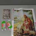 mrpwnle  2Diamond Painting Kits for Adults-Jesus Diamond Art Kits for Adults Beginners, 5D Diamond Painting Jesus, DIY Full Drill Christ Diamond Painting Gem Art Crafts Kit Home Decor 12x16in