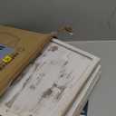 Wood Christmas Tree Collar, Wooden Hexagon Tree Base Cover, Handcrafted Natural Wooden Tree Ring, Vintage Weathered Tree Skirt for Xmas Decor, Rustic (Distressed White)