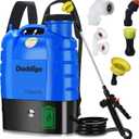 4 Gallon Battery Operated Backpack Sprayer, 100 PSI Electric Garden Sprayer with 12V 8Ah Rechargeable Battery, Trigger Lock, Stable Pressure Pump, Adjustable Nozzles for Lawn Care & Garden