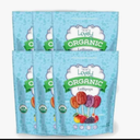 Lovely Candy Co. Organic Lollipops, 16oz Bag (6-Pack) | Vegan, Gluten-Free, Non-GMO, NO Artificial Colors or Flavors | Mango, Strawberry, Grape & Pomegranate Flavored Candy, Best By Feb 28, 2026