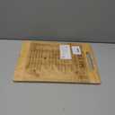 Kikcoin Mom Birthday Gifts - Bamboo Cutting Boards for Kitchen, Mothers Day Cutting Board Gift from Daughter Son, Thanksgiving Christmas Gifts for New Mom, Large Cutting Board 13.8" X 9.8"