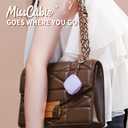 2 x WSDCAM Personal Safety Alarm for Women, 130dB Loud Keychain Alarm with 3-Color LED Safety Light, Rechargeable Self Defense Keychain Personal Alarms for Women, MissCubieGlowSafe Box (Purple)