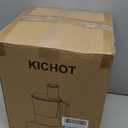 12 Cup Food Processor & Vegetable Chopper,French-Fry-Cutter, Stepless Speed,Digital Timer,Large Feed Chute,Ice Creshing,Chopping, Shredding, Slicing and Doughing,600W for Home Use,Black