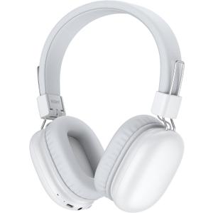 awatrue Kids Bluetooth Headphones, Over-Ear Wireless Headphones with Microphone, Safe-Volume 85dBA, Bluetooth 5.4, Foldable Lightweight and Comfortable, 50H Playtime, USB-C Charging, White