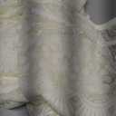 Yalulu 5 Yards Ruffle Trim Embroidered Cotton Pleated Lace Trim for Dress, Pillow, Dolls/Pets Clothes (White)