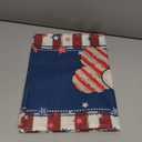 4th of July Table Runner Stripe Stars Heart Memorial Day Independence Day Patriotic America Table Decoration Home Kitchen Dining Indoor Holiday Farmhouse Decor 13x72 Inch