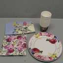 Talking Tables Floral Afternoon Tea Party Decorations for 16 Guests Disposable Tableware Set Pretty Paper Plates Napkins Teacups Bunting Tablecloth for Birthday Mother's Day Baby Shower