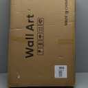 Large Framed Neutral Abstract Wall Art, 3 Piece Modern Minimalist Canvas Prints Paintings Artwork for Walls, Black Beige Brown Neutral Tone Pictures for Living Room Hallway Dining Wall Decor 20x30 In