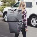 Diono Car Seat Travel Backpack, Airport Travel Bag For Car Seat, Gate Check-In Bag, Carry As Duffle Bag Or BackPack, Padded Shoulders, Durable Protective Material