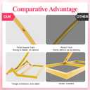 Wokceer Round Backdrop Stand 8FT Gold Wedding Arch Metal Circle Balloon Arch Stand for Birthday Party Wedding Bridal Shower Anniversary Ceremony