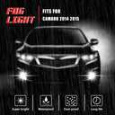 A ABIGAIL Driving Fog Lights Lamps Replacement for 2014 2015 14 15 Chevy Camaro LS/LT 3.6L V6 with H11-12V 55W Halogen Bulbs & Switch and Wiring Kit
