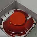 Le Creuset Stoneware Butter Crock, 6 oz., Cerise