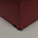 Cholemy Wine Red Valentine Velvet 5 Pcs Square Gift Boxes with Lid and Ribbon Assorted Size Nesting Decorative Box Wrap for Present Wedding Graduation Birthday Anniversary Party Favor