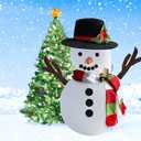 Snowman Decorating Kit, 16Pcs Christmas Snowman Decorating Making Kit Outdoor Fun Christmas Winter Holiday Party Decoration Gift, Xmas Holiday Winter Party snow man kit Outdoor Fun Supplies for Kids