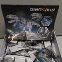 Light Up Dinosaur Building Block Sets, Glowing Tyrannosaur Building Kits Construction Dino, Dinosaur Educational Building Sets for Boy 6+ and Adult, 23.6 Inch Big Size