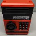 Refasy Piggy Bank Cash Coin Can ATM Bank Electronic Coin Money Bank for Kids Age 3-12, Money Savings Box Mini ATM Coin Bank Toys Gifts for 3 4 5 6 7 8 9 10 11 12 Year Old Boys Girls (Red)