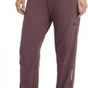 baleaf Women's Athletic Pants Quick Dry Joggers Water Resistant Lightweight Cycling Hiking Ankle Zipper Pockets UPF 50+ (Brown, M)