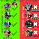 BAIZIFU DIY Electric Bike Conversion kit 250W Brushless Motor and Controller,Electric Bike Booster kit Waterproof Ebike Conversion Kit Friction Drive Bicycle Kit