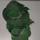 100Pcs Palm Leaves Artificial Tropical Monstera Plant Fake Leaves Safari Birthday Decorations,Jungle Theme Party Supplies,Faux Green Leaf for Hawaiian Luau Tiki Aloha Beach BBQ Table Decoration 3 Size