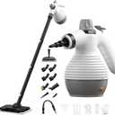 Steam Mop with Detachable Handheld Steamer, Steam Cleaner for Home, 350ml Tank, 230F Powerful Steam Mop Cleaner for Tiles,Grout,Windows,Kitchen,Bath,Floor Cleaning