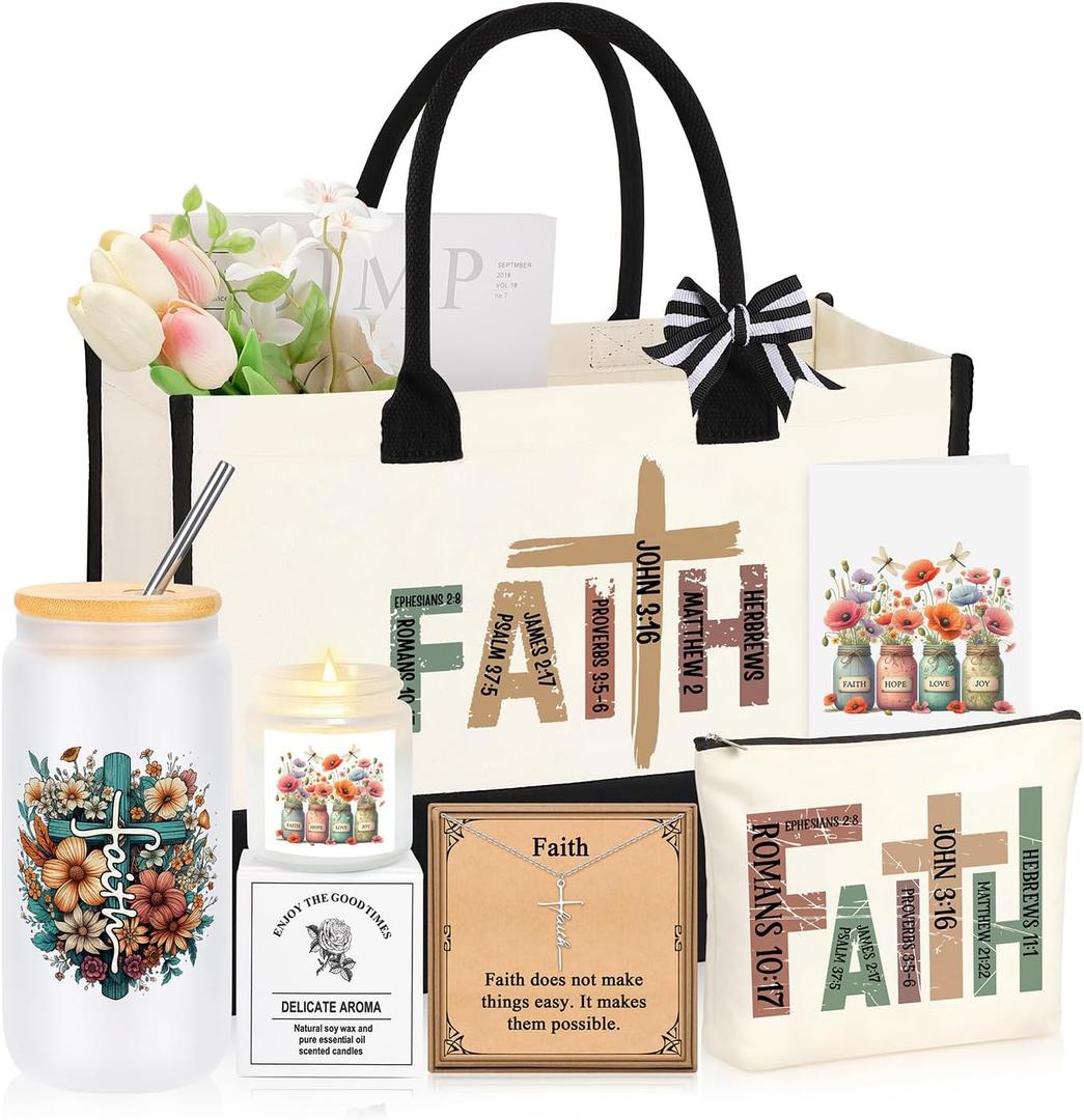 Christian Religious Gifts for Women Faith, Valentines Mothers Day Unique Gifts for Christians Women Mom Daughter Sister Aunt Teacher Best Friend Grandma Christmas Easter Ideas Present