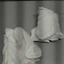 Hstyle 6 Pairs of Ruffle Socks Women, Cute Ruffle Ankle Socks (White) 7-10