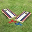 Official Size Cornhole Set, Brown