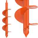 BeneLabel 3.5" x 16" Spiral Hole Drill Auger for Bulb Planting, Post Holes, Beach Umbrella - Fit 3/8" Hex Drills
