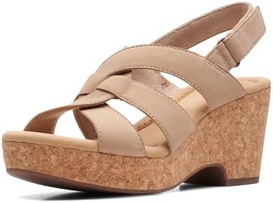 Clarks Women's Giselle Beach Wedge Sandal Size 8