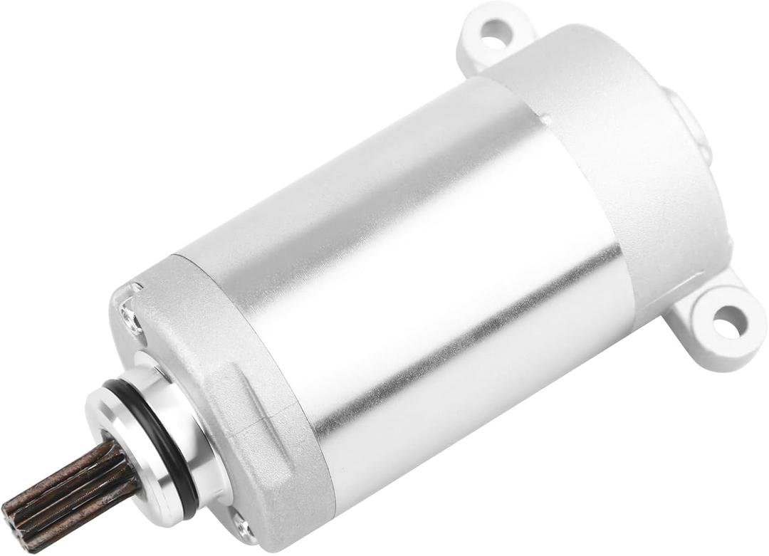 Starter Motor 21163-1266 Compatible with Kawasaki Bayou 220 1988-2002, Bayou 250 2003-2011, Replace# 21163-1266, 21163-1130, 21163-1253