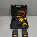 3/8 Drill Handheld Drills Kit with 18+1 Torque Setting, 20V Cordless Drill Sets, Electric Screwdriver Tools Kit, LED Electric Power Drills Sets with Battery and Charger, 1 Battery