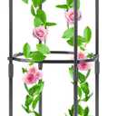 Garden Trellis for Climbing Plants Outdoor Indoor, Tomato Cages for Garden, Plant Support Obelisk Trellis for Vines Rose Cucumber Pea Tomato Clematis (1 Pack) 27 cm