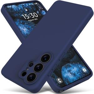Varikke for Samsung Galaxy S26 Ultra Case, Liquid Silicone Upgrade [Camera Protection] [Anti-Scratch Microfiber Lining] Slim Soft Touch Gel Rubber Shockproof Phone Case 6.9", Dark Blue