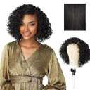 Sensationnel Butta Lace Wigs - Unit 4 Extra Wide 5 Inch Deep Parting Synthetic Preplucked Hairline Glueless Lacefront (1B OFFBLACK)