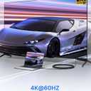JSAUX Mini HDMI to HDMI Cable 6FT, [Mini HDMI][Aluminum Shell, Braided] High Speed 4K 60Hz HDMI 2.0 Cord, Compatible with Camera, Camcorder, Tablet and Graphics/Video Card, Laptop, Raspberry Pi Zero W