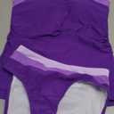 NAPU Girls Swimsuit Color Block Tankini Swimsuit Quick Dry 2 Piece Bathing Suit for Girls 9-16 Years Teens Swimwear Summer Size 15-16Y