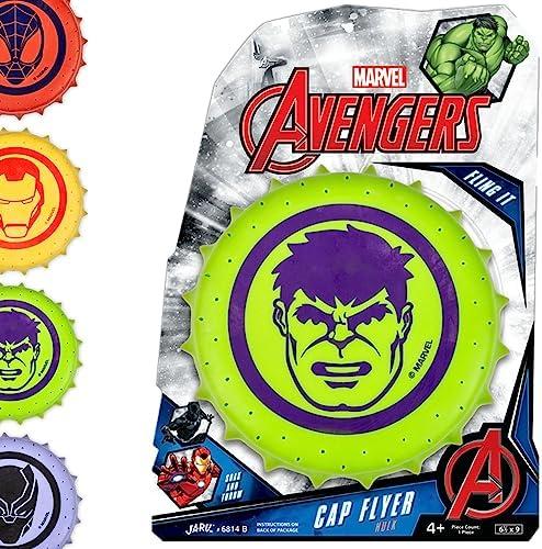 JA-RU Marvel Avengers & Spiderman Water Frisbee Soaker - Assorted Rubber Discs for Kids & Adults. Pool & Beach Toys. Summer Fun. Stocking Stuffers. 6814-1 2Pcs