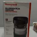 Honeywell Allergen Plus Compact HEPA Small Room Air Purifiers for Home, Up to 530 Ft Coverage, 3-in-1 Filter, Pet Dander, Smoke & Odor Reducer Air Quality Sensor with Auto Mode, Black, HPA125B