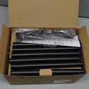 Beautyard 6 Packs Outdoor Solar Candles Lights Flickering Decorative Lantern Stake Lighting for Garden, Backyard, Lawn, Pathway, Patio Accessories and Decor ( Small 6 Pack , Black )…