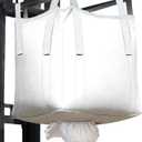 10Pack Aolikebao FIBC Bulk Bag,1.5 Ton Bag, 39.4"L x 39.4"W x 39.4"H,3300lbs SWL Safty Factor 3:1,Woven Polypropylene Bags,Duffle Top Spout Bottom (10), X-Large